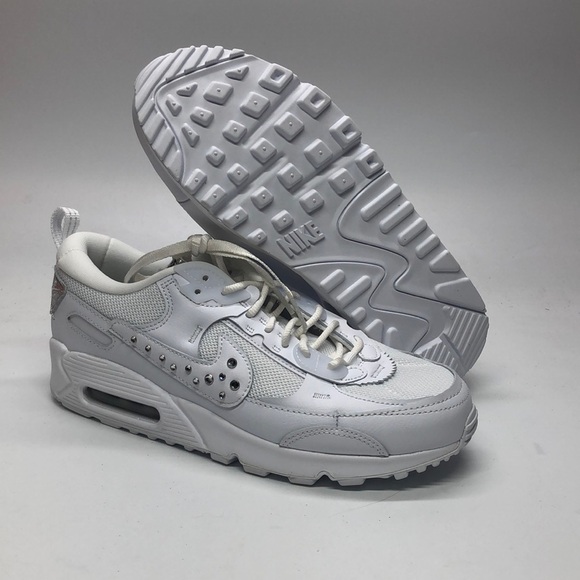 Women’s Nike Air Max 90 Futura White/Grey FQ8888-100 NWOB - Picture 1 of 5